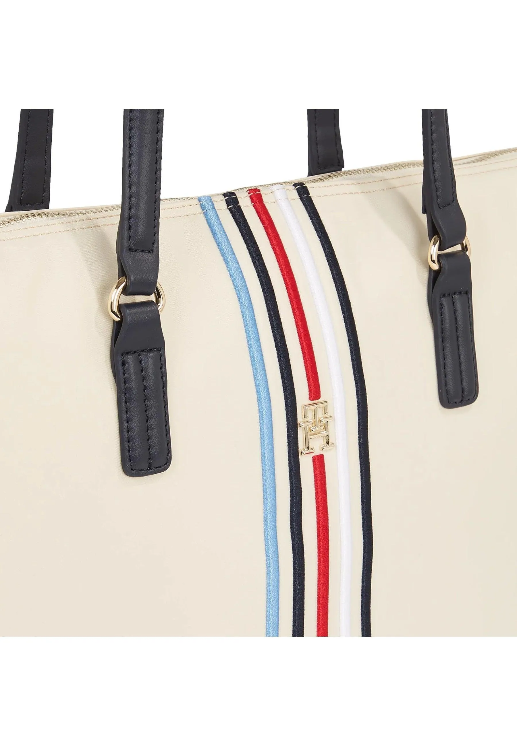 TOMMY HILFIGER Poppy Borsa Tote Donna Cream AW0AW15981