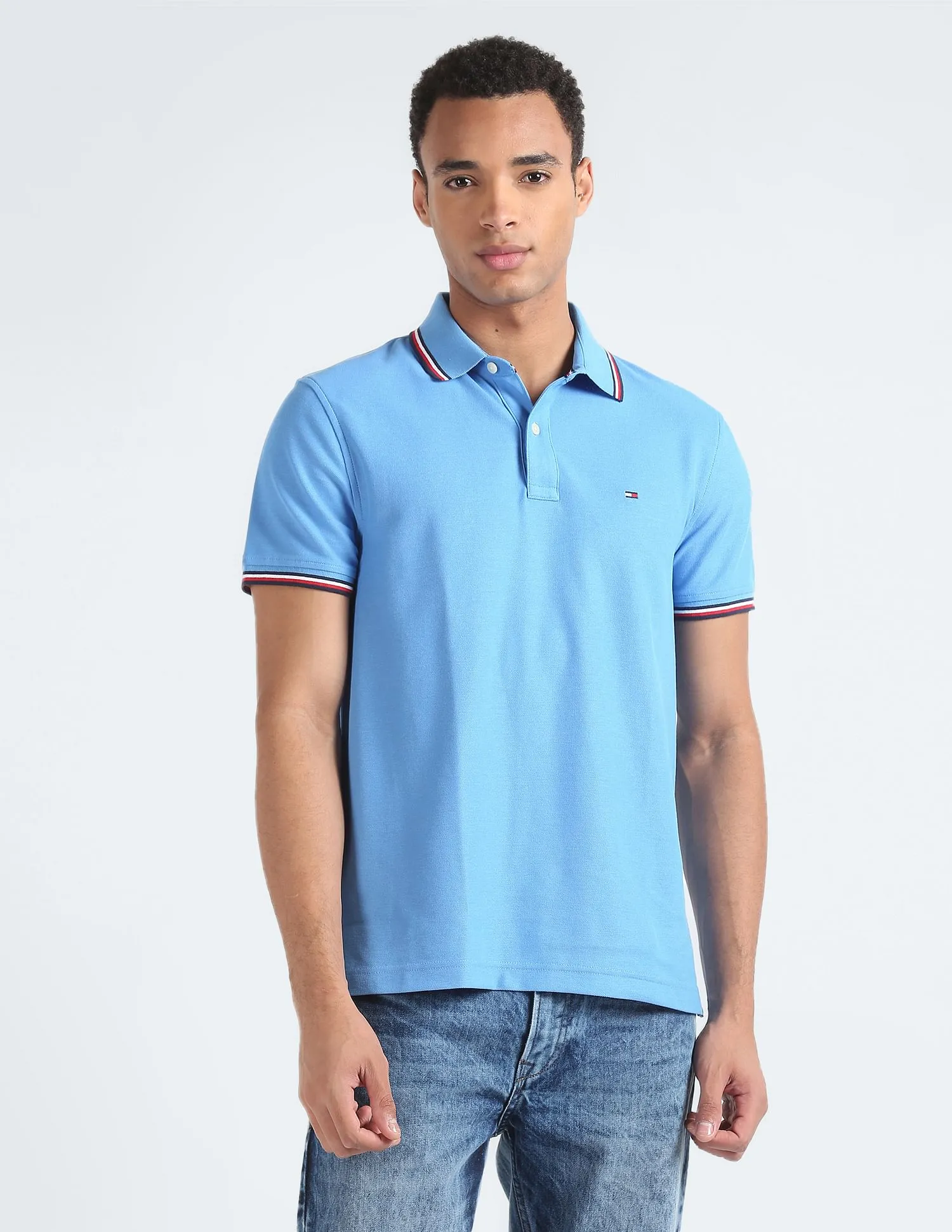 Tommy Hilfiger Solid Wicking Polo Shirt