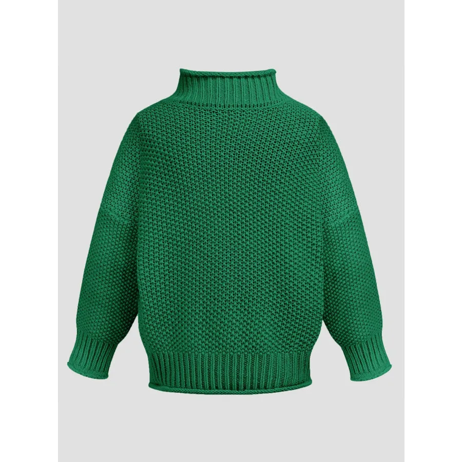 Turtleneck Long Sleeve Sweater