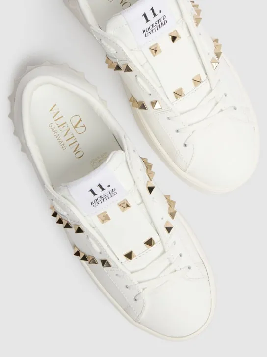 Valentino Garavani   Untitled leather sneakers 