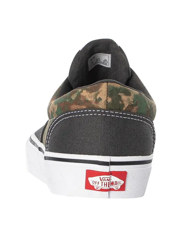 Vans Doheny Camo Trainers - Black/White