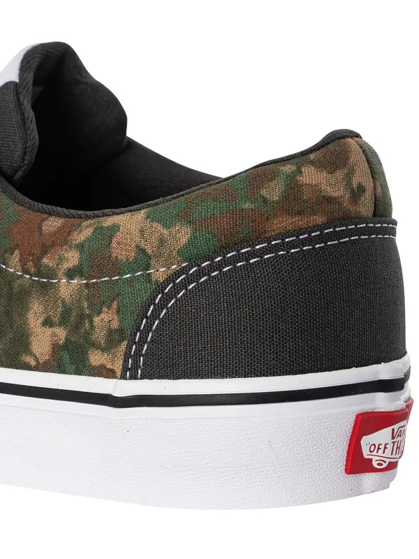 Vans Doheny Camo Trainers - Black/White