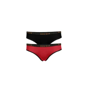 Women Merino Bikini Briefs 2-Pack L