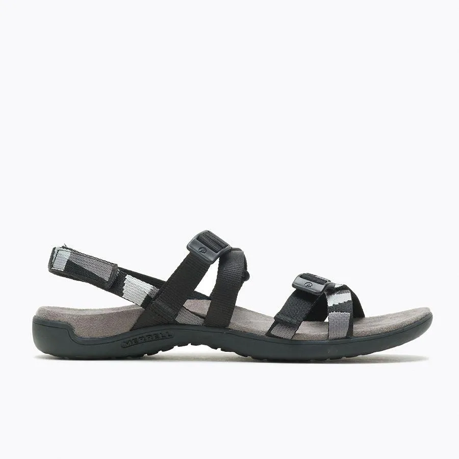 Women's Merrell Black District 3 Backstrap Web | Sandals | George Fisher UK