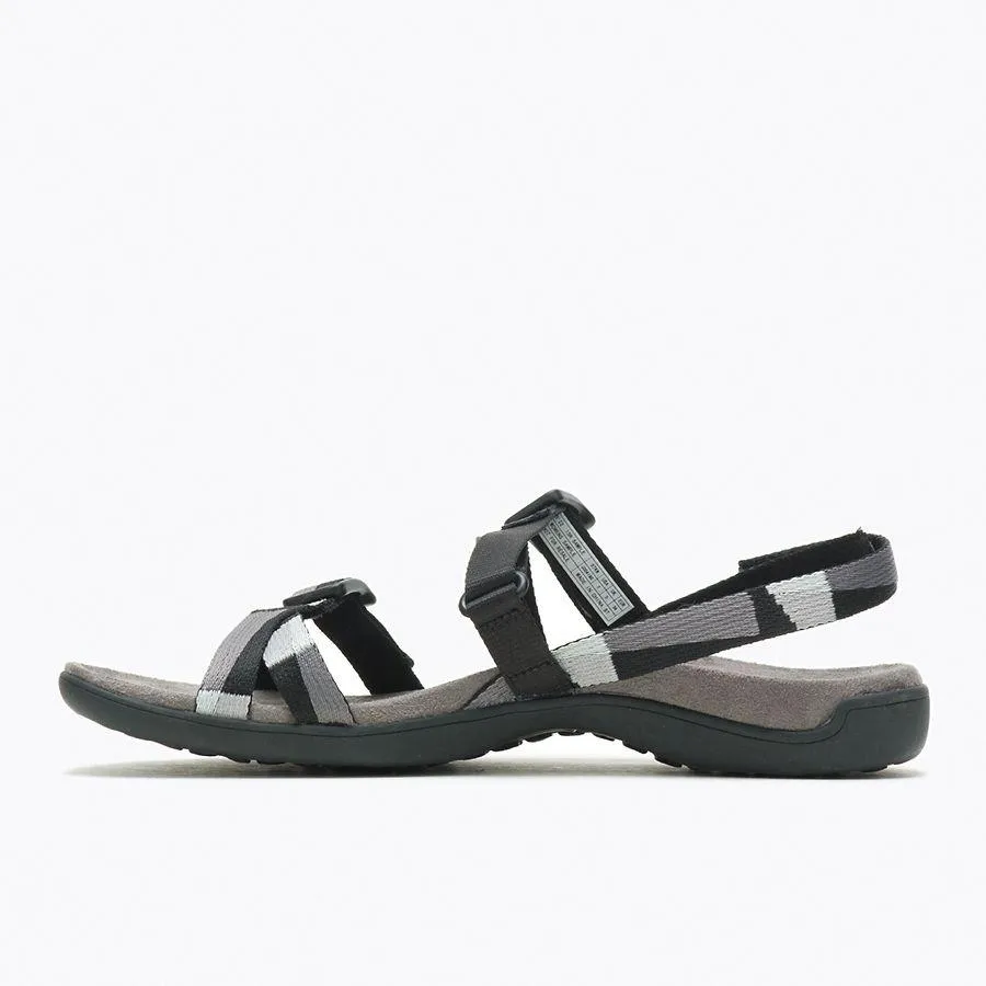 Women's Merrell Black District 3 Backstrap Web | Sandals | George Fisher UK