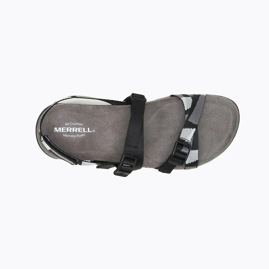 Women's Merrell Black District 3 Backstrap Web | Sandals | George Fisher UK