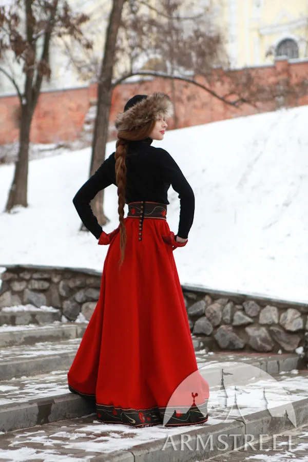 Woolen Skirt “Royal Ball”